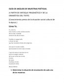 Guia de Analisis de el Poema, como tú Roque Dalton