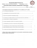 EVALUACIÓN CIENCIAS I (BIOLOGÍA): INTERACCIONES Y ECOSISTEMAS s/r
