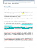 Caso práctico Trabajo: Evaluación de riesgos
