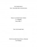 INCLUSION SOCIAL Paso 2 - Desarrollar taller de control de lectura