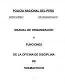 Manual de Operaciones y Funciones de la OD Huamachuco