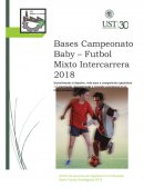 Bases campeonato Baby-Futbol