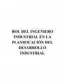 Rol del ingeniero industrial