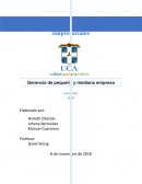 Gerencia de pequeña y mediana empresa