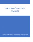 INFORMACIÖN Y REDES SOCIALES