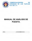 MANUAL DE ANALISIS DE PUESTO