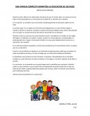 UNA FAMILIA COMPLETA GARANTIZA LA EDUCACION DE LOS HIJOS