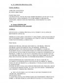 DERECHO PROCESAL CIVIL