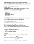 DIgital Image and Processing: Consiste en el mapeo de una imagen en puntos definidos discretamente