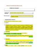 PROYECTO DE INVESTIGACIÓN EN CLASE