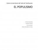 EL POPULISMO
