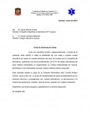 Carta de Solicitud de Visita