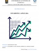 MATEMATICAS II ESTADISTICA APLICADA