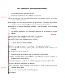Implementar un nuevo software para una naviera. Página 1