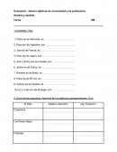 Adjetivos de nacionalidad y profesiones