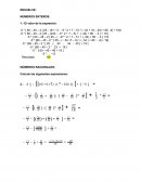 Trabajo unidad 1 semana 2. NÚMEROS ENTEROS