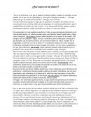 ¿Que espero de mi futuro?