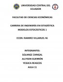 MODELOS ESTOCÁSTICOS