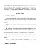 Contrato de cesion a titulo gratuito