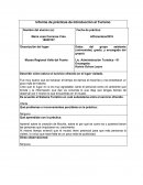 Informe de prácticas de Introducción al Turismo