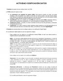 Actividad codificación datos