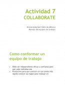 Manejo de equipos de trabajo Como conformar un equipo de trabajo