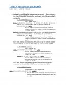 TAREA A REALIZAR DE ECONOMÍA. TURISMO