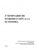 SEMINARIO DE INTRODUCCIÓN A LA ECONOMÍA