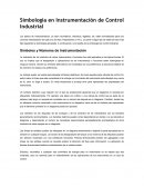 Simbología en Instrumentación de Control Industrial