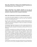 Niños, niñas y adolescentes en situación de vulnerabilidad psicosocial