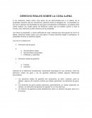 Derechos reales sobre la cosa ajena