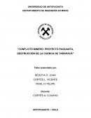 Conflicto minero: Proyecto Paguanta, destrucción de la cuenca de tarapacá
