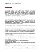 Migraciones en la edad media