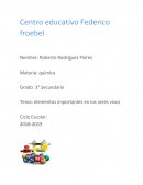 Quimica, elementos importantes en los seres vivos