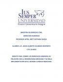 LOS DERECHOS HUMANOS; SU RELACIÓN CON LA IDIOSINCRASIA MEXICANA Y SU MALA IMPLEMENTACIÓN EN EL SISTEMA JURÍDICO MEXICANO