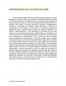 IMPORTANCIA DEL ESTUDIO DE QPN