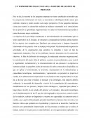 UN TERMOMETRO PARA EVALUAR LA MADUREZ DE GESTION DE PROCESOS