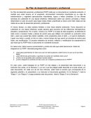 Plan de desarrollo personal y profesional
