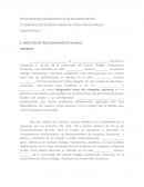 Denuncia de sucesión Fraccionamientos Rurales