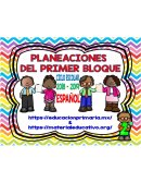 Planeacion segundo grado bloque 2 Español