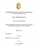Estudio de factibilidad de elaboración de jugo de sandía como sustituto de las bebidas ultra procesadas en el cantón de Loja