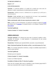 NUTRICION ESPIRITUAL. Página 1
