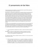 El pensamiento de Karl Marx