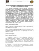 Acta de acuerdos de la tercera reunion de jefes policiales