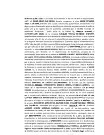 CREDITO DOCUMENTARIO ESCRITURA. Página 1