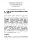 Amparo Indirecto Ley de Movilidad Carsa