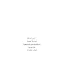 Programación de computadores. Página 1