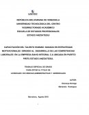 CAPACITACIÓN DEL TALENTO HUMANO