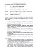 Informe de los Expedientes Técnicos de la Unidad de Atención Asignada Sobre el Programa Presupuestal 0091