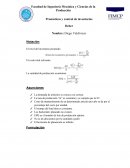 Pronósticos y control de inventarios